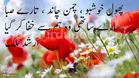 phool khushboo chaman - Arshad Malik poetry - friendship poetry in urdu - besturdupoetry.pk