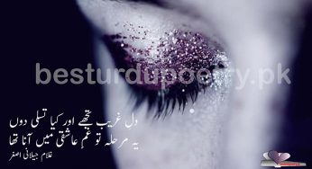 ghulam jilani asghar poetry dil e ghareeb