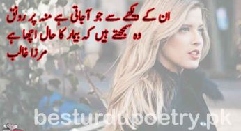 un kay dekhy say jo aa jati ha munh par ronaq