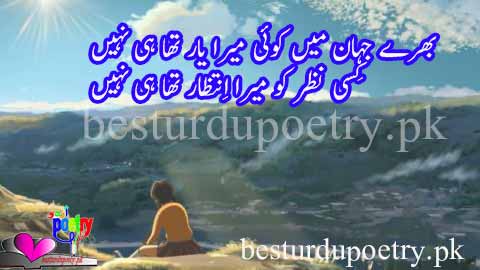 kisi nazar ko mera intizar tha hi nahi