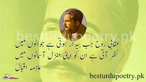 uqabi rooh jab bedar hoti hai jawanoo main - 9 november poetry
