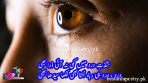 dard poetry in urdu