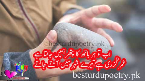 ab tu har hath ka pathar hamain janta hai - hath poetry in urdu - besturdupoetry.pk