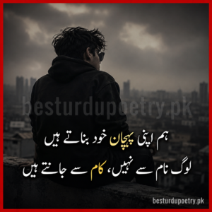 Attitude Poetry in Urdu text