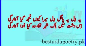 ye dil ye pagal dil mera lyrics in urdu
