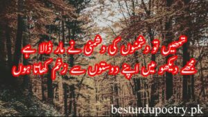 dushmani poetry in urdu