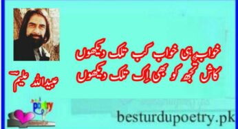obaidullah aleem poetry in urdu 10 sher
