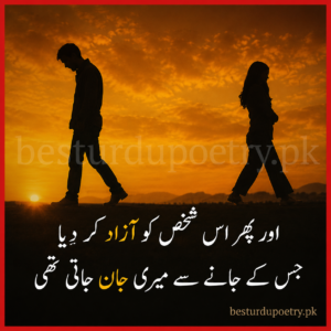 Breakup shayari urdu