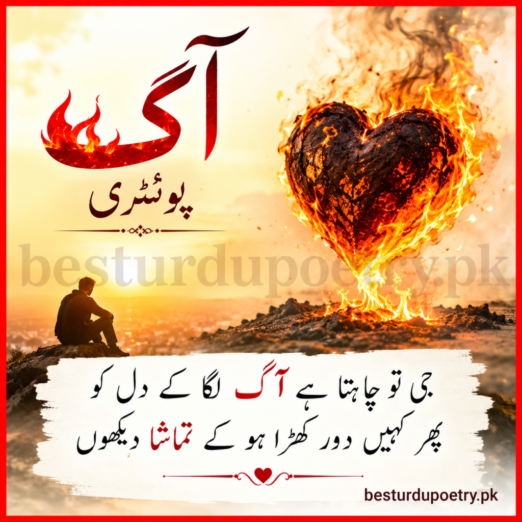 aag poetry in urdu
