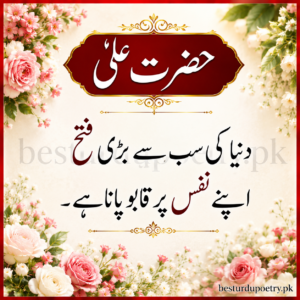 Hazrat Ali golden words Urdu