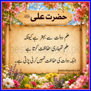 beautiful quotes of hazrat ali in urdu