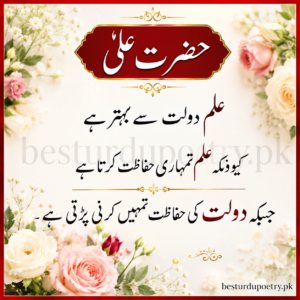 beautiful quotes of hazrat ali in urdu
