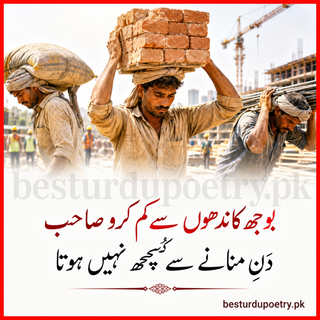 mazdoor day poetry in urdu