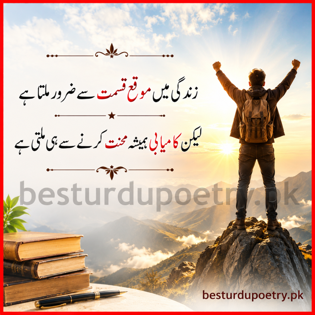success poetry in urdu