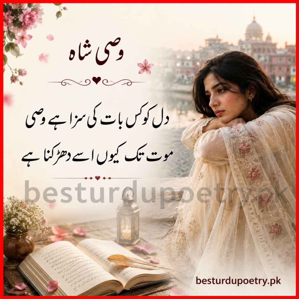 wasi shah poetry in urdu