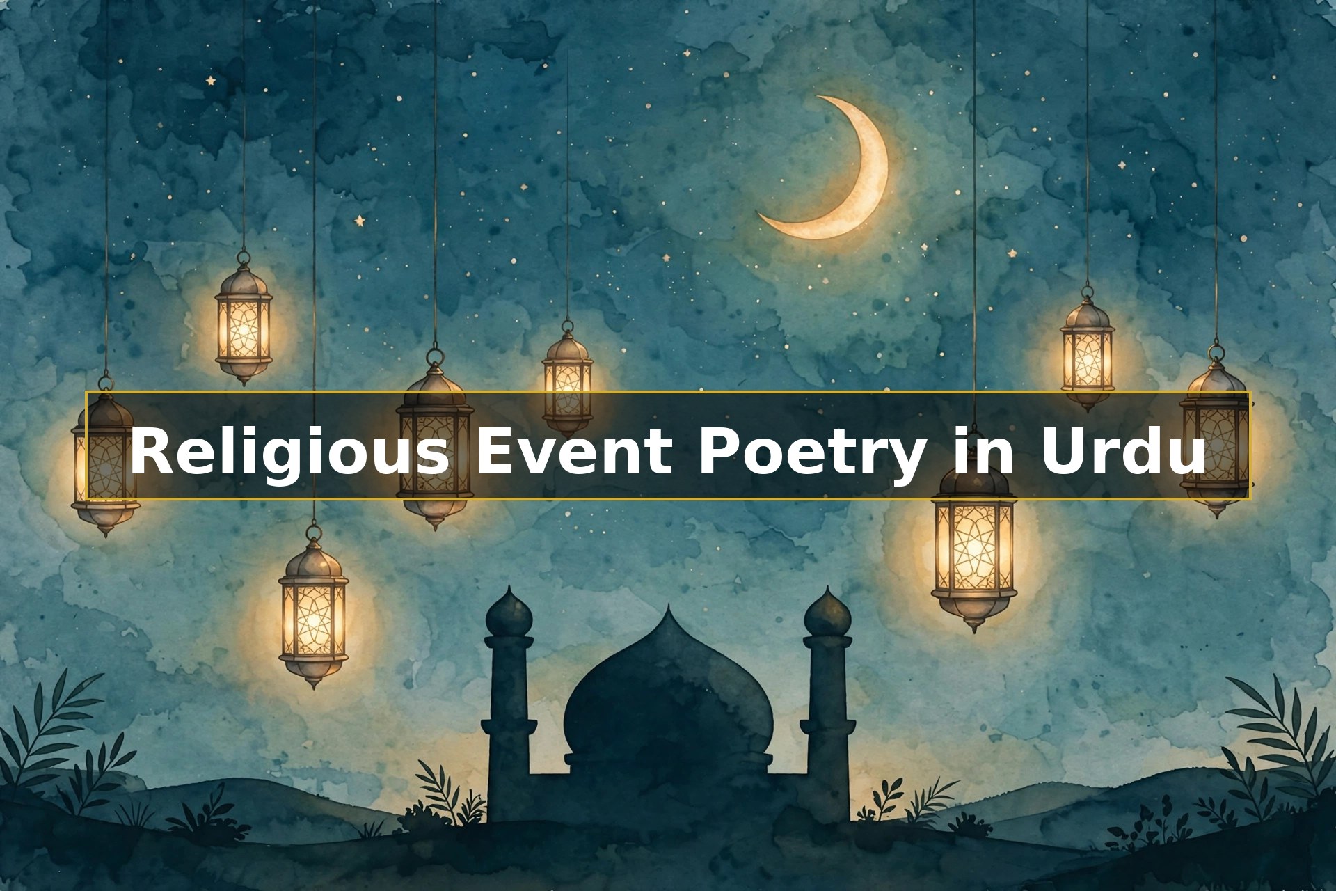 Religious Event Poetry in Urdu